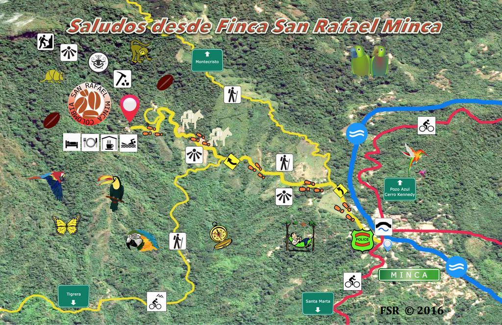 Finca San Rafael - Cafe Y Cacao Мінка Екстер'єр фото